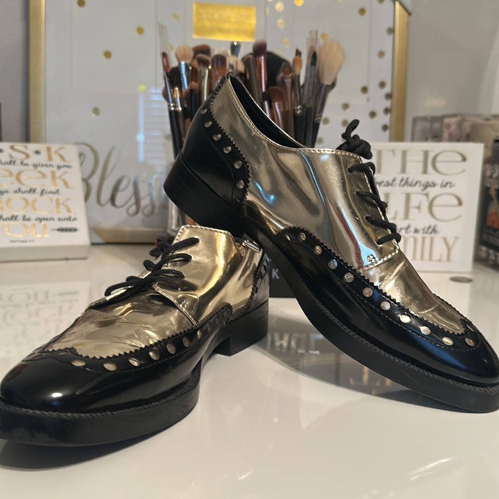 2/$30 Gold and Black Women Casual Shoe